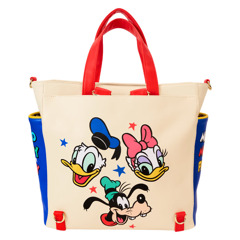 Disney Mickey and Friends Classic Convertible Tote Bag - Red/Blue