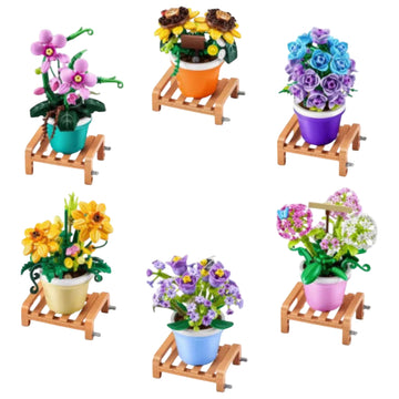 Max Garden Pot Plant Building Toy - Assorted