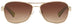 Coach HC7064 Sunglasses - Lite Gold-Crystal /Brown Gradient - Curacao