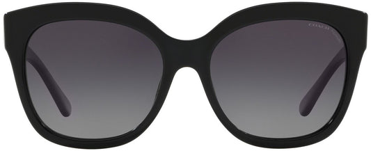 Coach 0HC8264 Women's Sunglasses - Black/ Polar Gray Gradient - Curacao