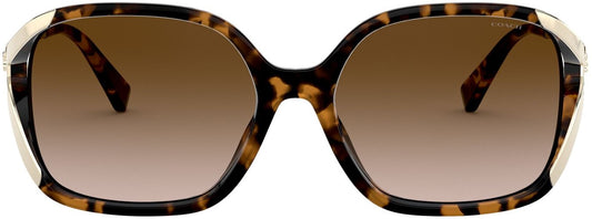Coach Women's Sunglasses Square - Brown Gradient Polarized/Dark Tortoise - Curacao
