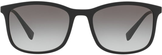 Prada PS01TS Men's Sunglasses Rectangle - Black Rubber/ Grey - Curacao