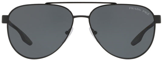 Prada PS54TS Men's Sunglasses Aviator - Silver Metal - Curacao