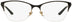Versace VE1218 Women's Eyeglasses - Matte Black/Gold - Curacao