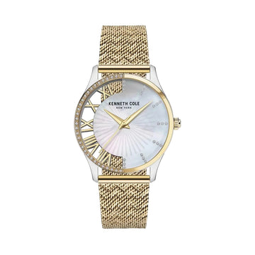Kenneth Cole Analog White Dial Women's 34MM Watch