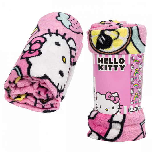 Hello Kitty 40" x 50" Throw Blanket - Light Pink