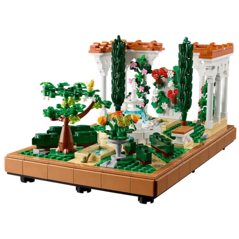 Lego Icons Fountain Garden Building Toy Set (1302-Pieces)