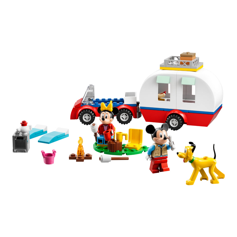 Juego de construcción LEGO Disney Camping de Mickey y Minnie Mouse (103 piezas)