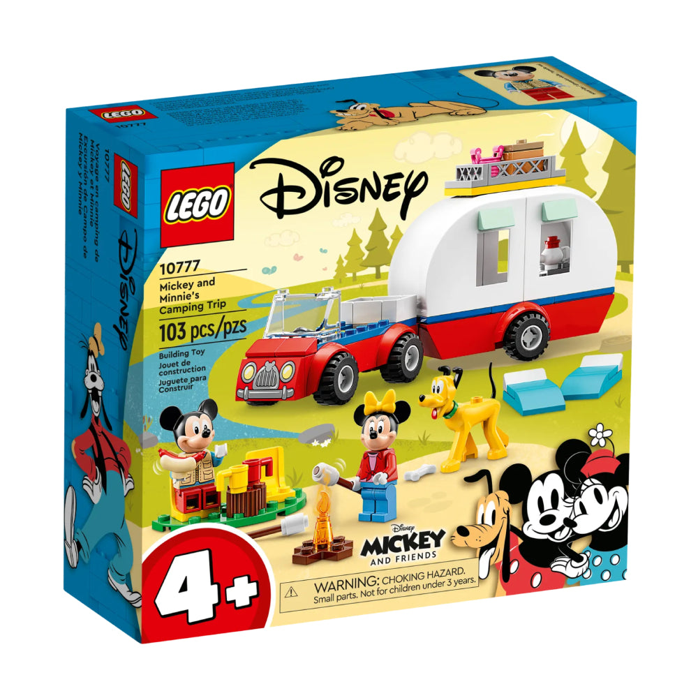 Juego de construcción LEGO Disney Camping de Mickey y Minnie Mouse (103 piezas)