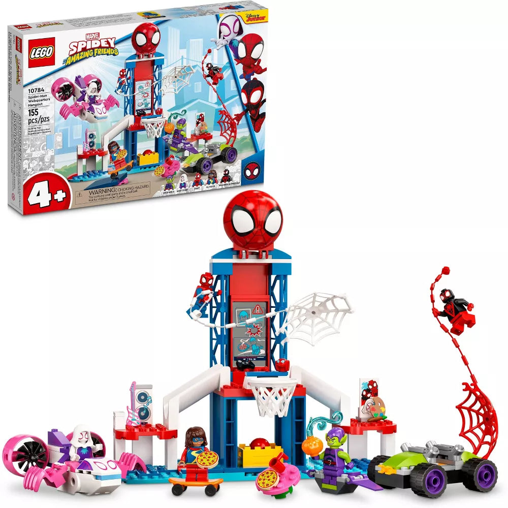 LEGO Spider-Man Webquarters Hangout Building Toy Set (155 Pieces)