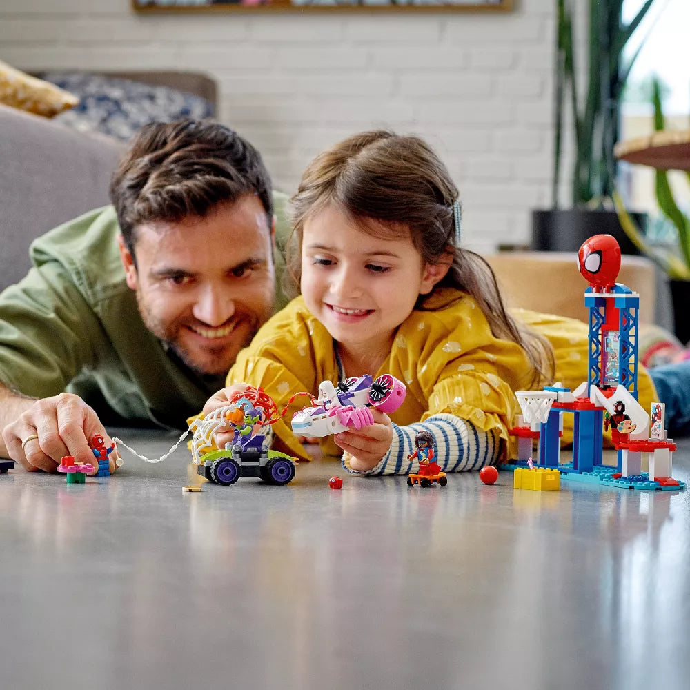 LEGO Spider-Man Webquarters Hangout Building Toy Set (155 Pieces)