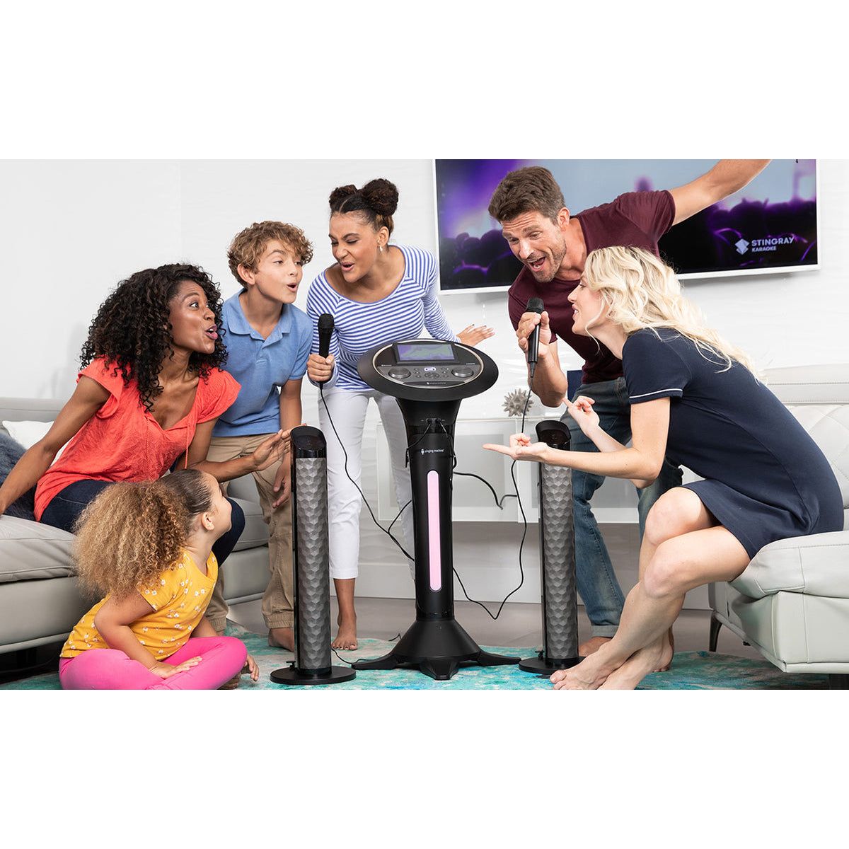 Singing Machine ISM1090 Premium Wi-Fi Karaoke System - Black