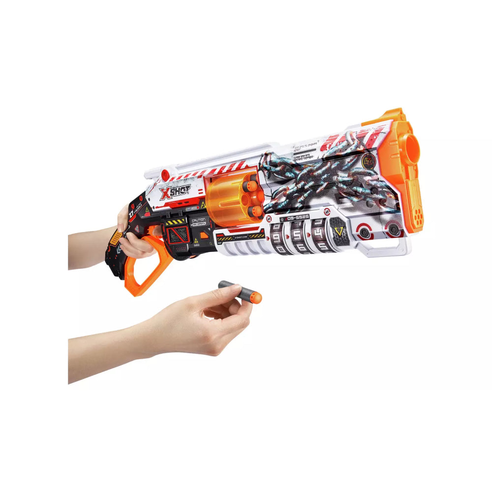 X-Shot Skins Lock Blaster with 16 Darts