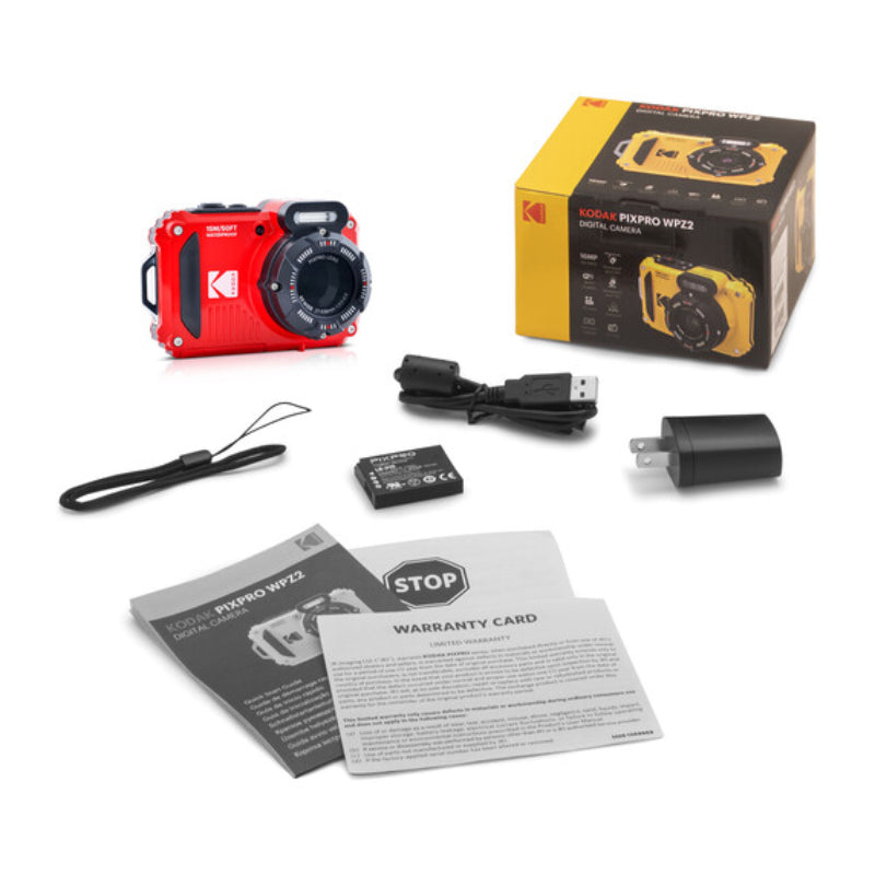 Kodak PIXPRO WPZ2 16MP Action Camera - Red