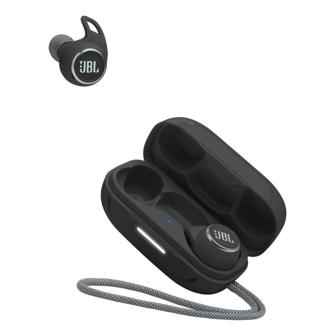 JBL JBLREAEROBAM Reflect Aero True Adaptive Noise-Cancelling True Wireless Earbuds - Black