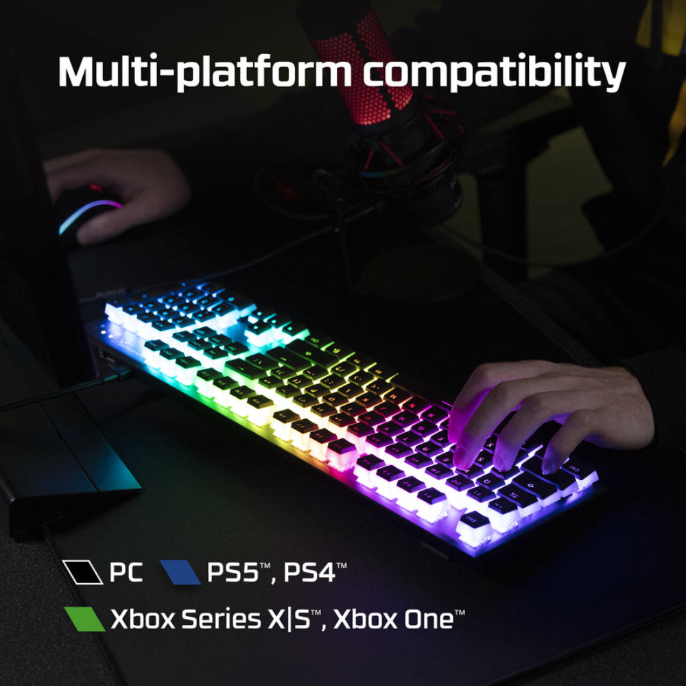 HyperX Alloy Origins Core Tenkeyless Wired Mechanical Tactile Aqua Switch Gaming Keyboard with RGB Back Lighting - Black