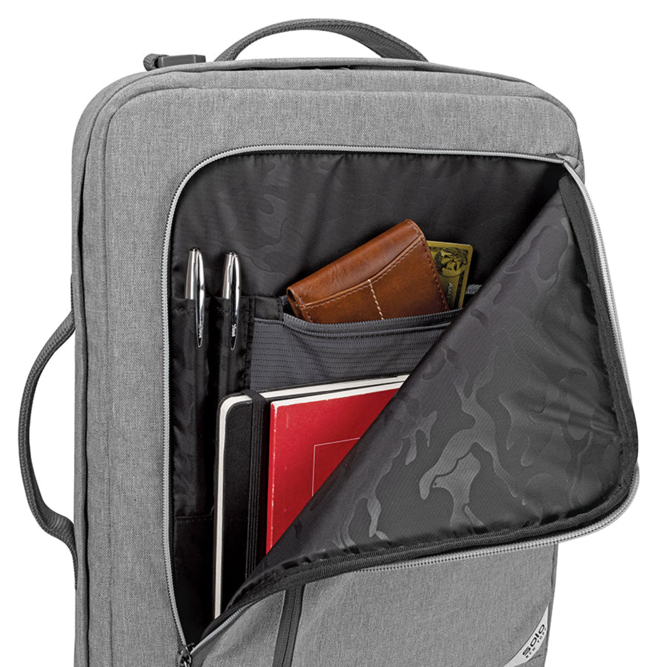 Solo New York Re:Utilize Hybrid Backpack Briefcase for 15.6" Laptops - Gray