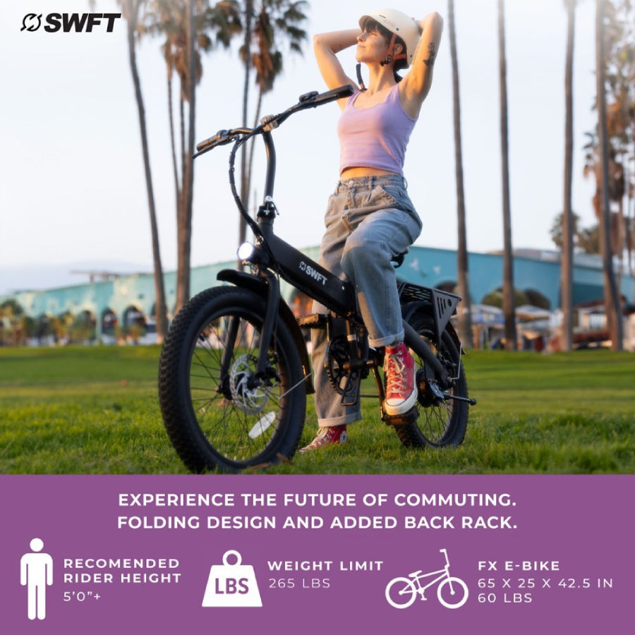 SWFT F.X Folding Electric Bike - Black