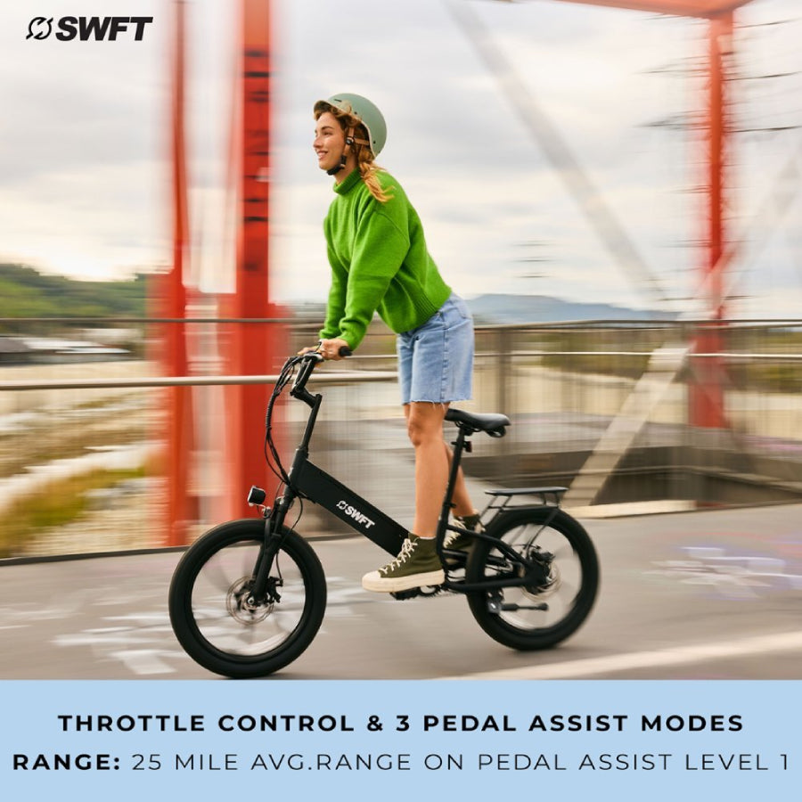 SWFT R.X Compact Electric Bike - Black