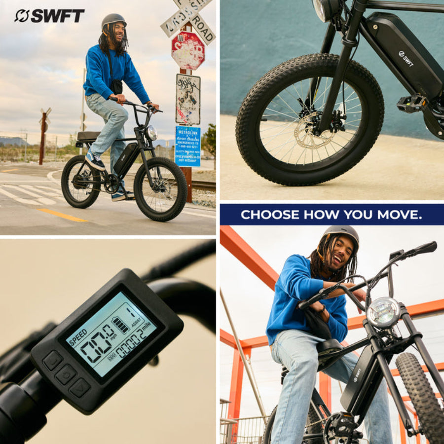 SWFT Z.X Zip All-Terrain Electric Bike - Black