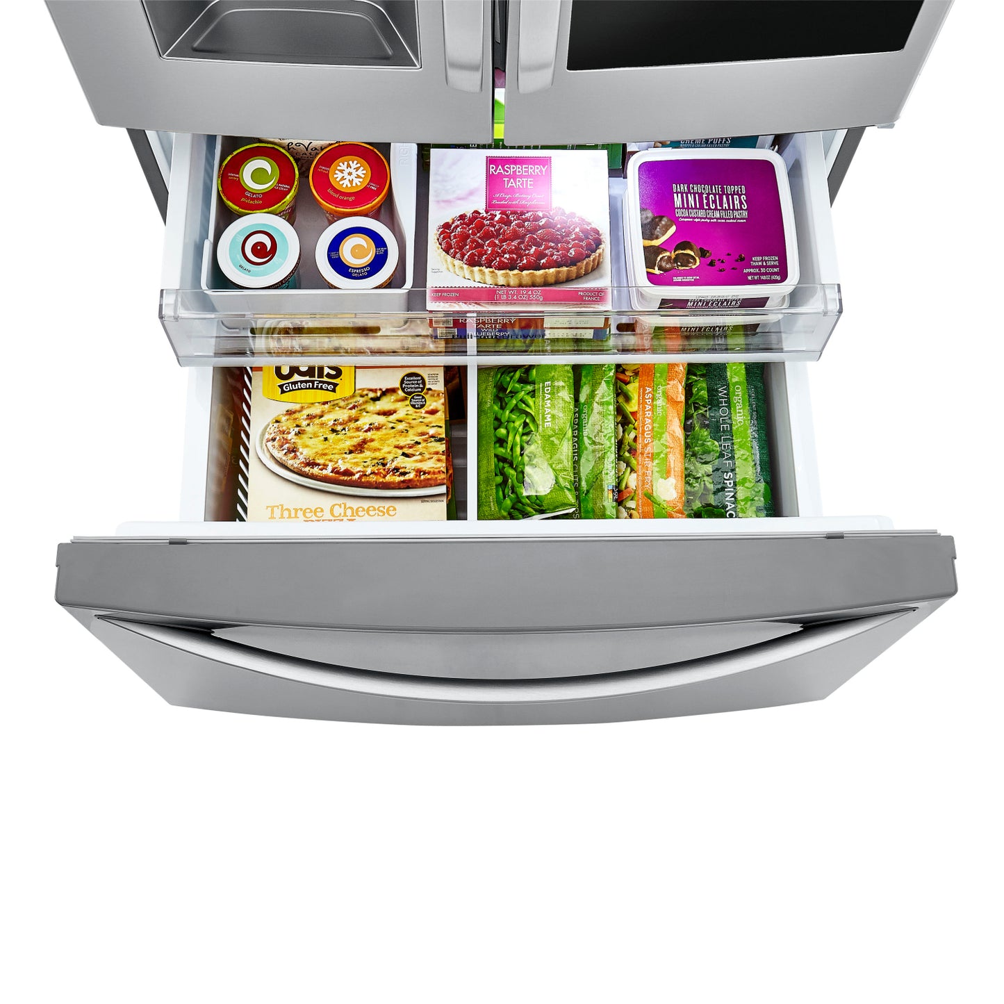 LG 26 CF SS InstaView Door-in-Door Refrigerator - Curacao