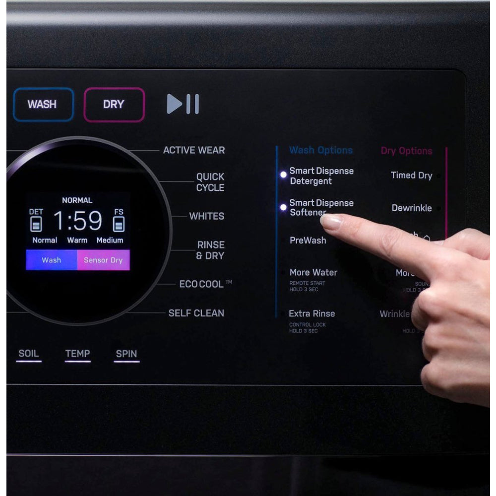 GE Profile 4.8 cu. ft. UltraFast Washer/Dryer Combo with Ventless Inverter Heat Pump Technology - Carbon Graphite