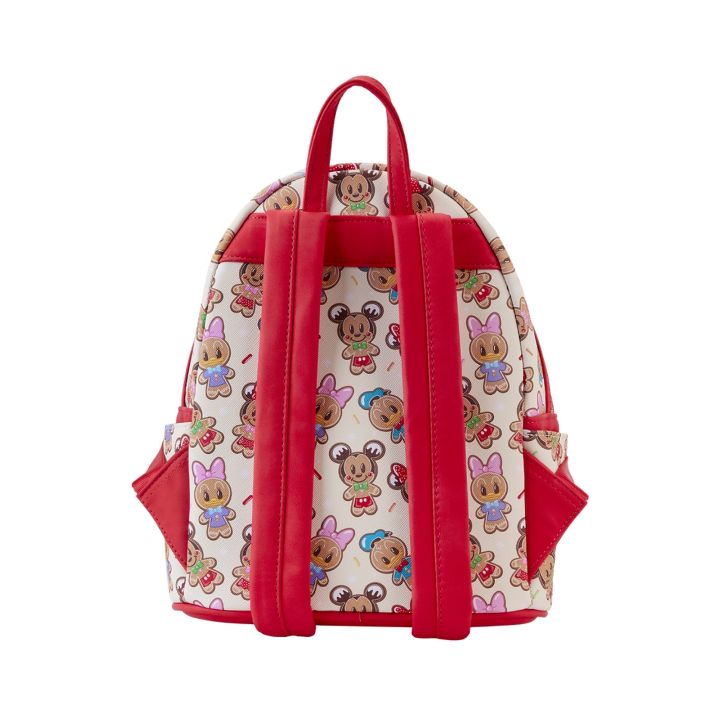 Mochila pequeña con estampado integral de galletas de jengibre y Mickey &amp; Friends de Disney de Loungefly con diadema para las orejas