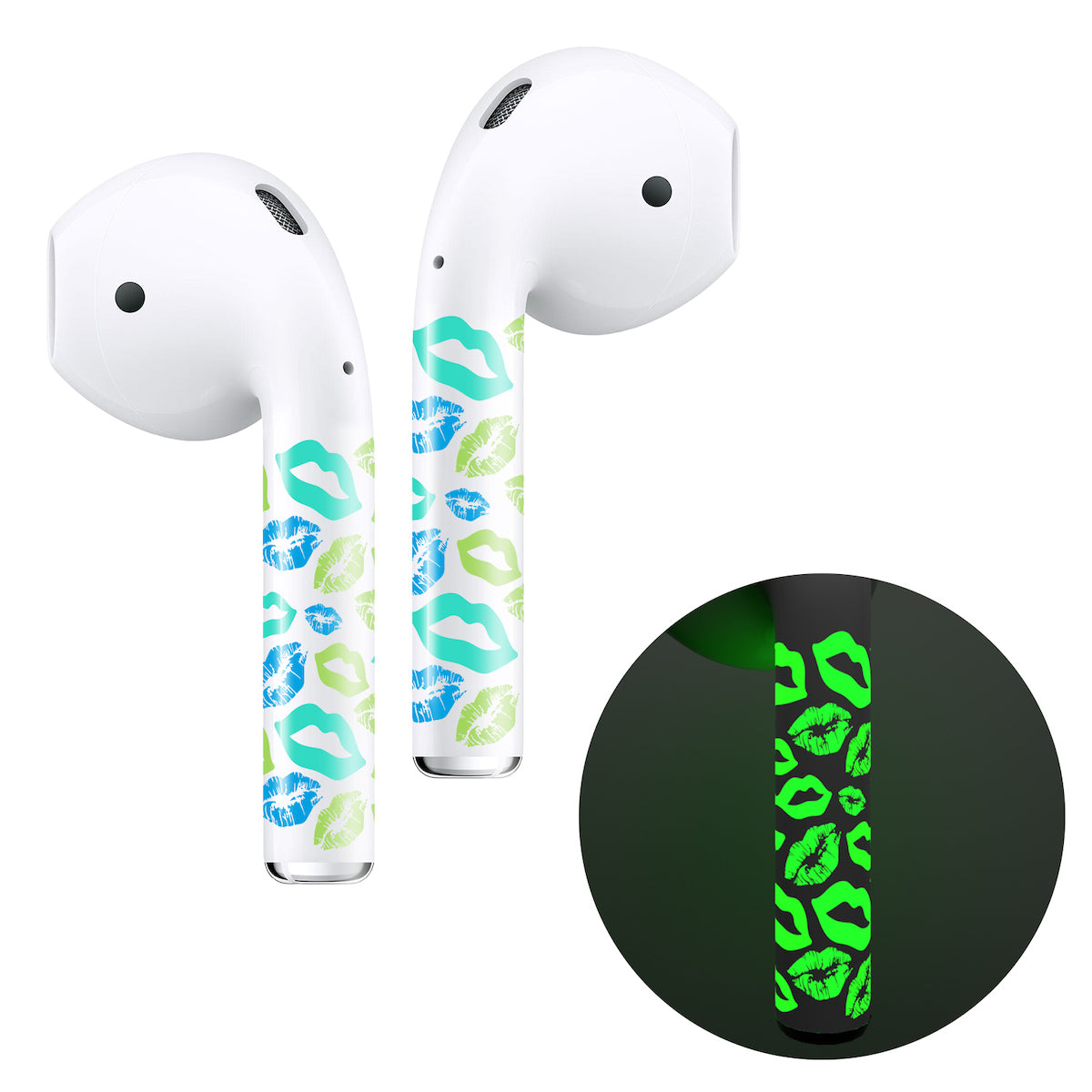 ROCKMAX AirPods (2.ª generación): funda con labios brillantes