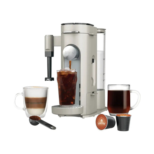 Ninja PB051GB Single-Serve Iced Coffee Maker - Stone