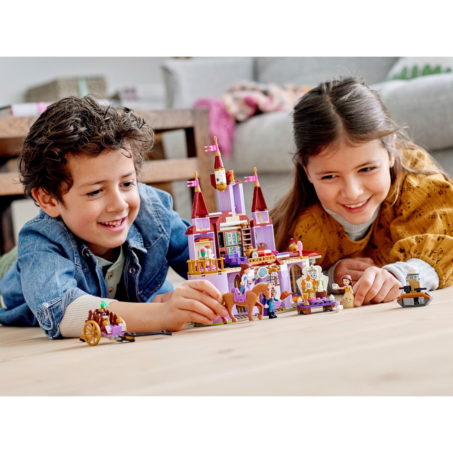 LEGO Disney Belle and the Beast's Castle Building Toy Set (505-Pieces)