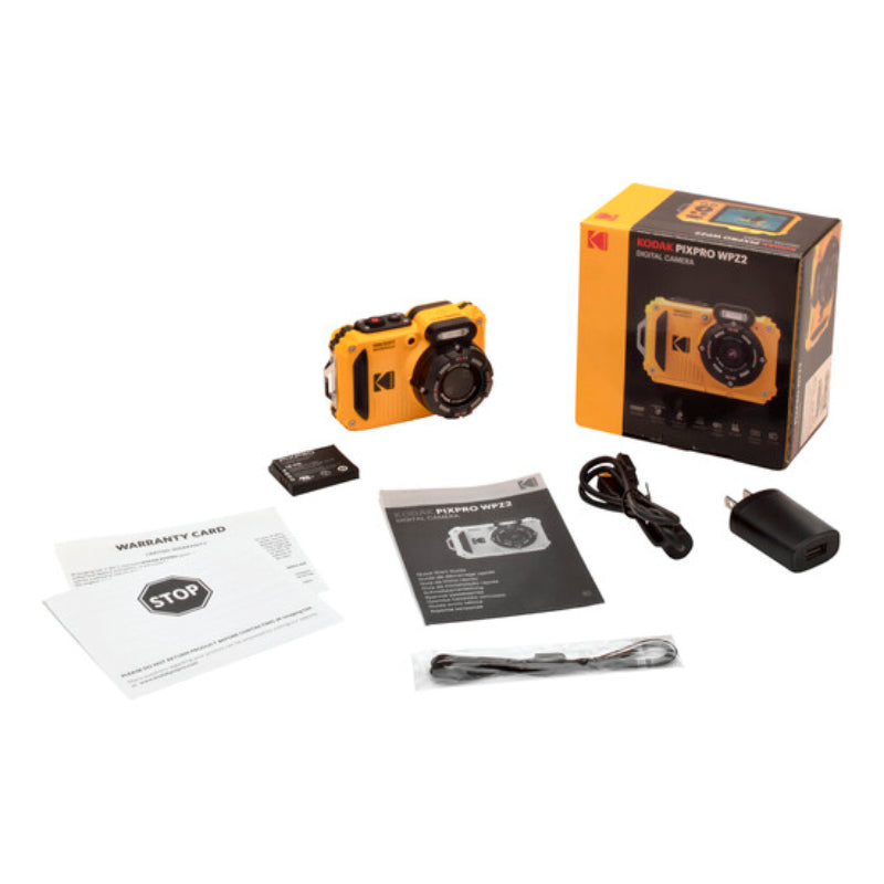 Kodak PIXPRO WPZ2 16MP Action Camera - Yellow