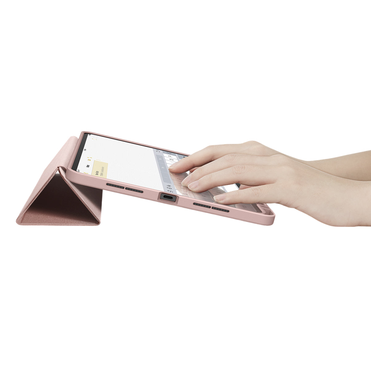 Funda Spigen Urban Fit para iPad Pro de 11" de Apple - Oro rosa