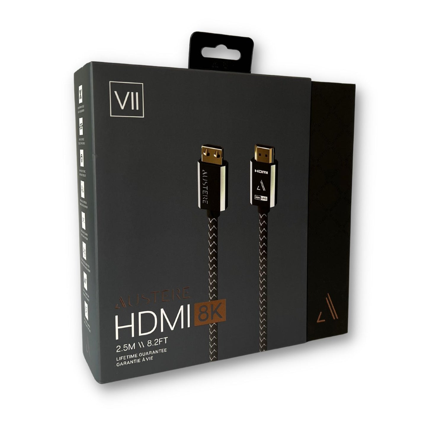 Cable HDMI 8k de 1,5 m, serie VII 7S8KHD215M de Austere, color negro 