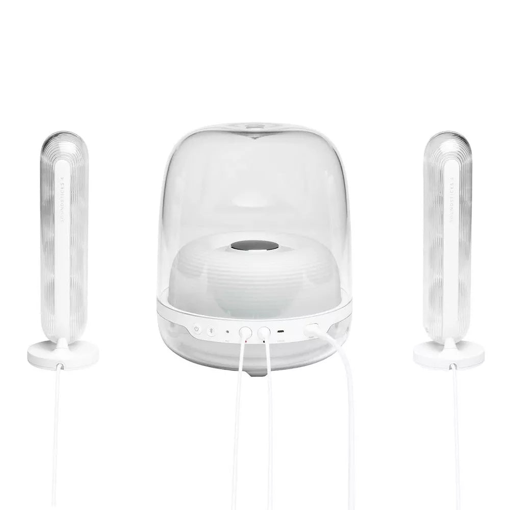 Harman Kardon SoundSticks 2.1 Bluetooth Speaker System (3-Piece) - Clear
