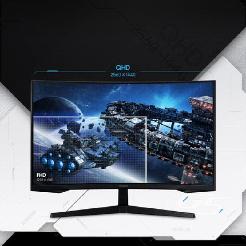 Samsung LS27CG552ENX 27" G55C Odyssey LED QHD Gaming Monitor (DisplayPort, HDMI) - Black