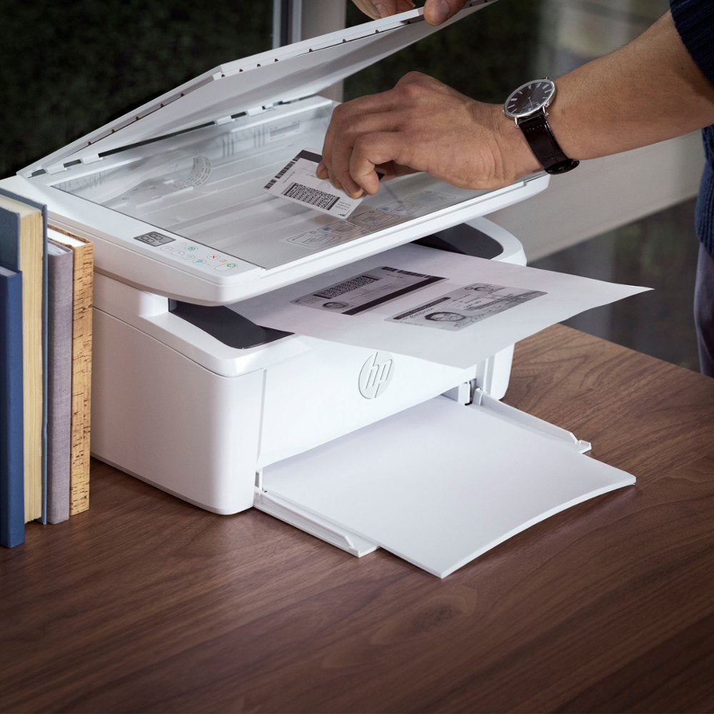 Impresora inalámbrica en blanco y negro HP LaserJet M140w - Blanca