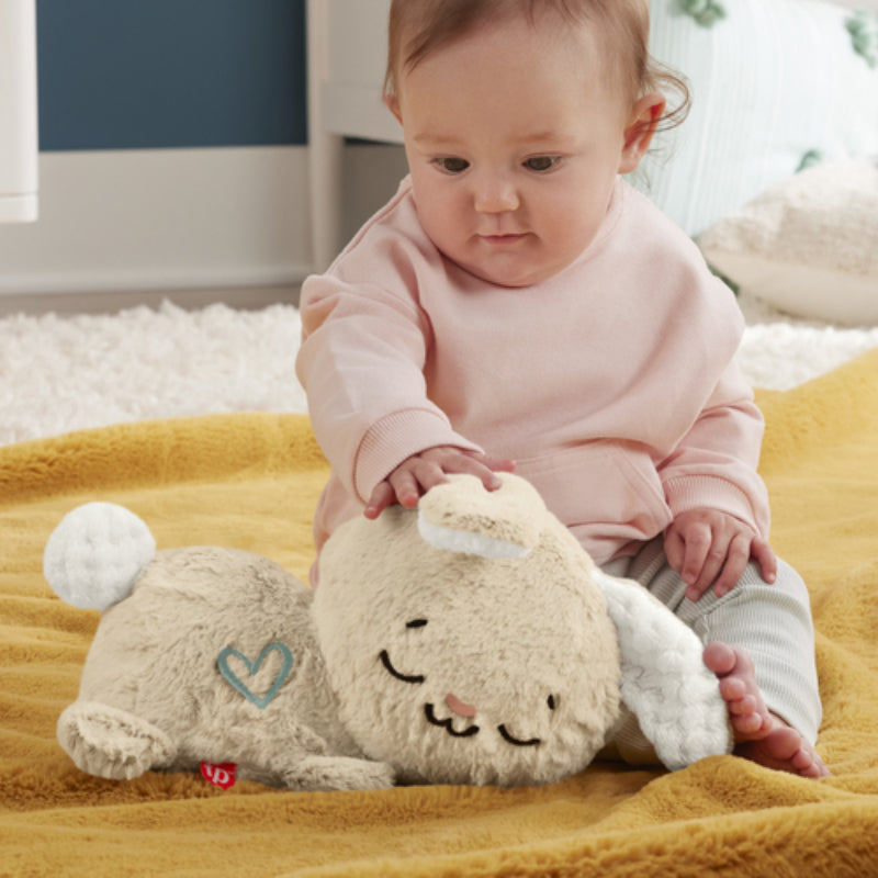 Peluche de conejito Fisher-Price Soothe and Settle de 8,3" - Beige/blanco