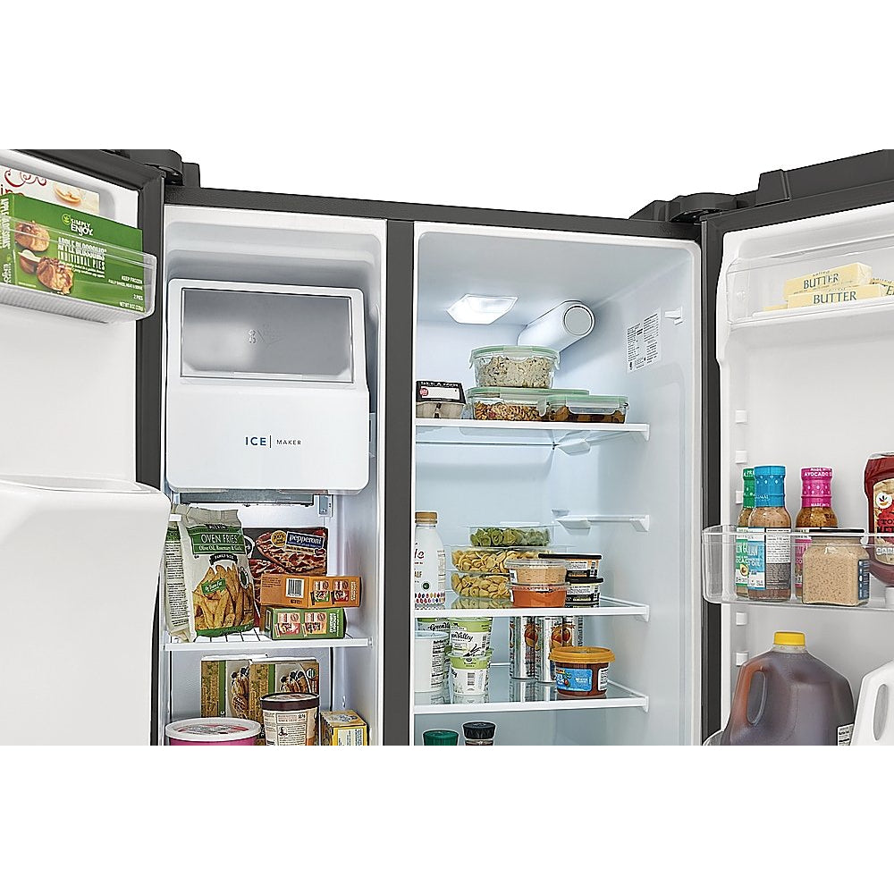 Refrigerador Frigidaire 25.5CF BSS SXS con dispensador 