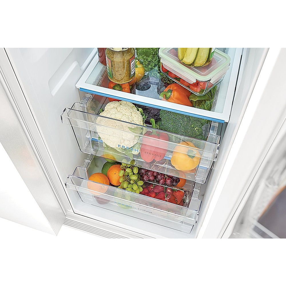 Frigidaire FRSS2623AW 25.6 cu. ft. Side-by-Side Refrigerator with Dispenser - White