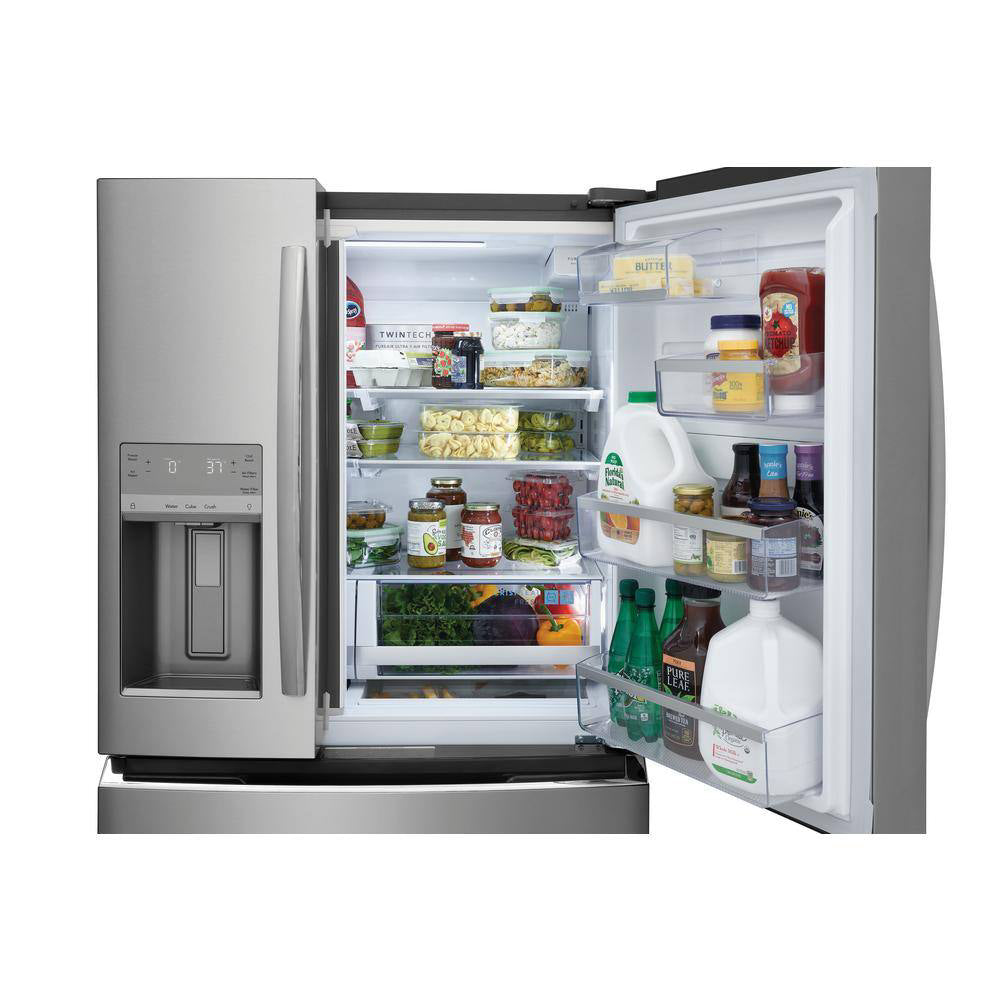 Frigidaire Gallery GRMS2773AF 26.3 cu.ft. Standard-Depth 4-Door French Door Refrigerator - Stainless Steel