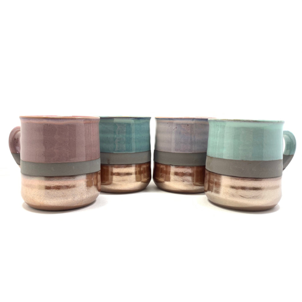 Gibson Home Copper Tonal 18 oz Stoneware Mug - Assortment