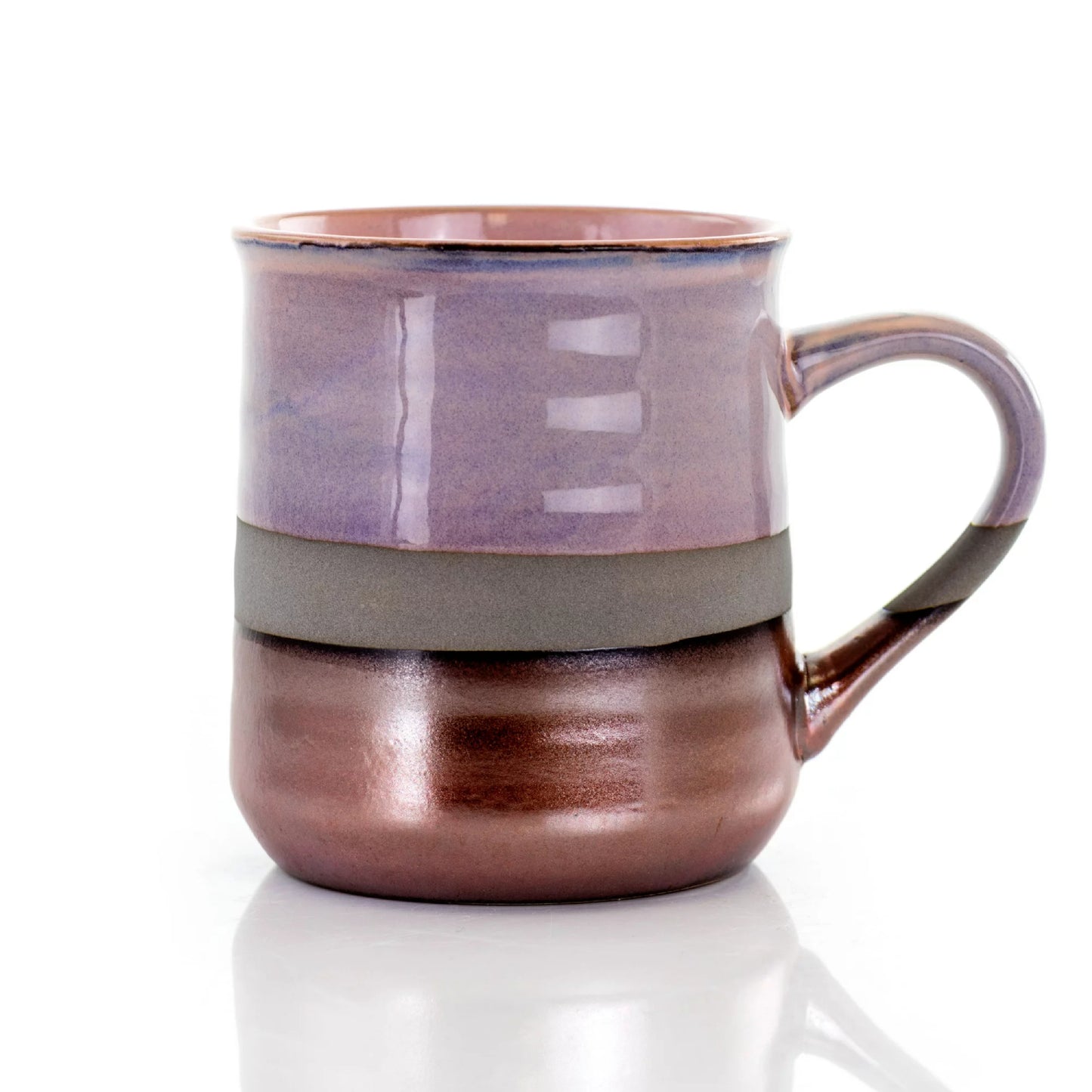 Taza de cerámica Gibson Home Copper Tonal de 18 oz (variedad)