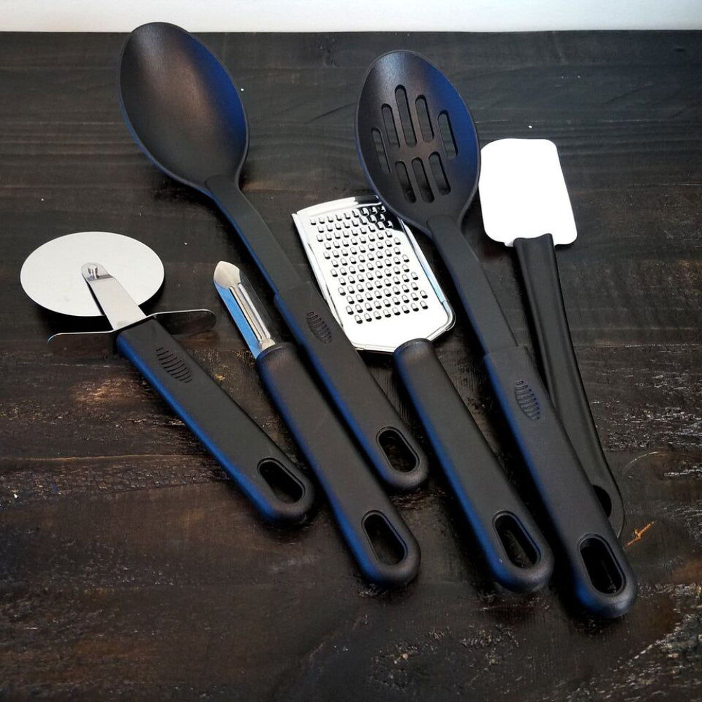 Gibson Home Total Kitchen Tool/Gadget Combo Set (20-Piece) - Black/Silver