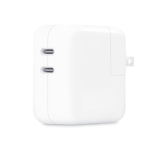 Apple 35W Dual USB-C Port Power Adapter - White