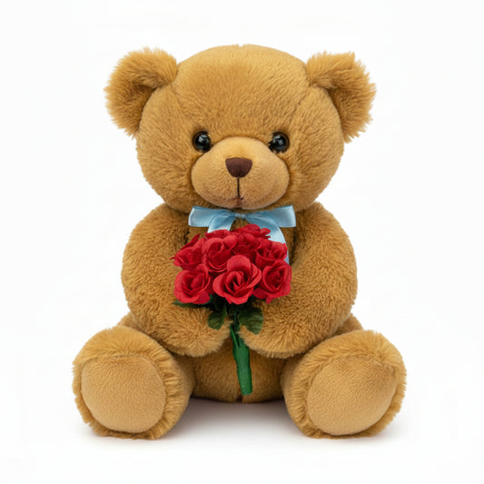 Build-A-Bear Rose Bouquet Toy Wristie - Red