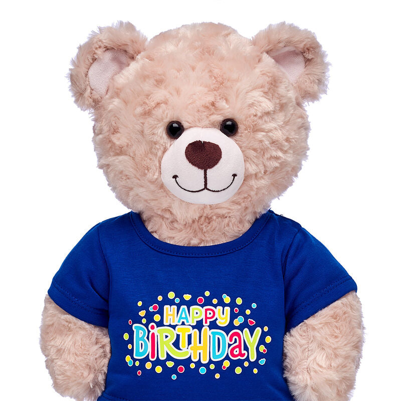 Build-A-Bear Happy Birthday Toy T-Shirt - Blue