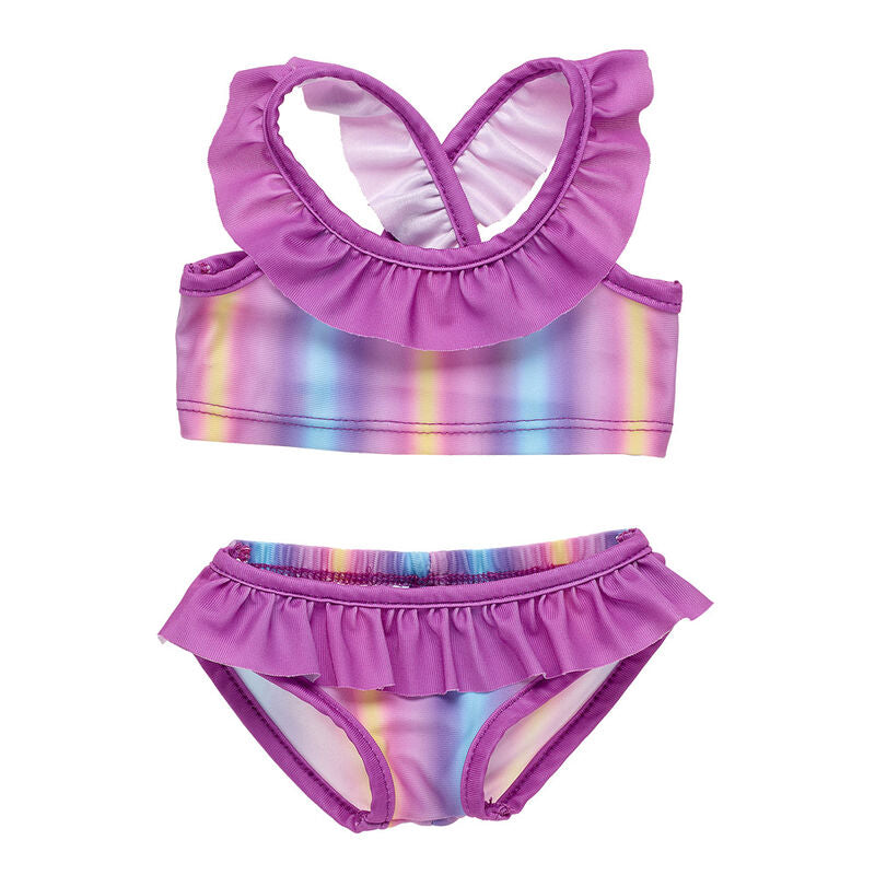 Build-A-Bear Rainbow Bikini (2 Piece) for Teddy Bear - Purple