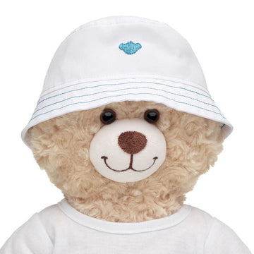 Build-A-Bear Bucket Hat for Bear Toy - White
