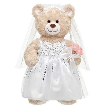 Build-A-Bear Wedding Dress for Teddy Bear - White