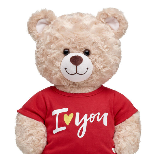 Build-A-Bear I Love You T-Shirt for Teddy Bear - Red